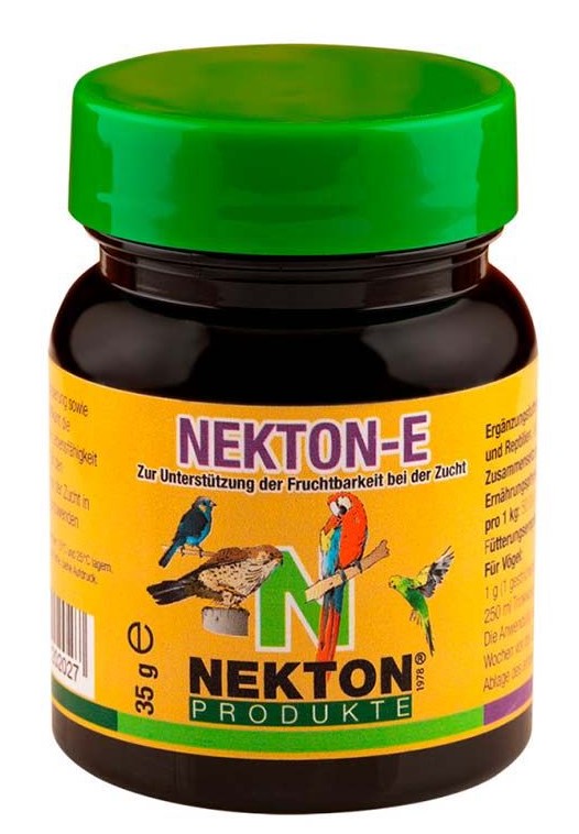 Nekton E (vitamina E concentrada). Para pájaros