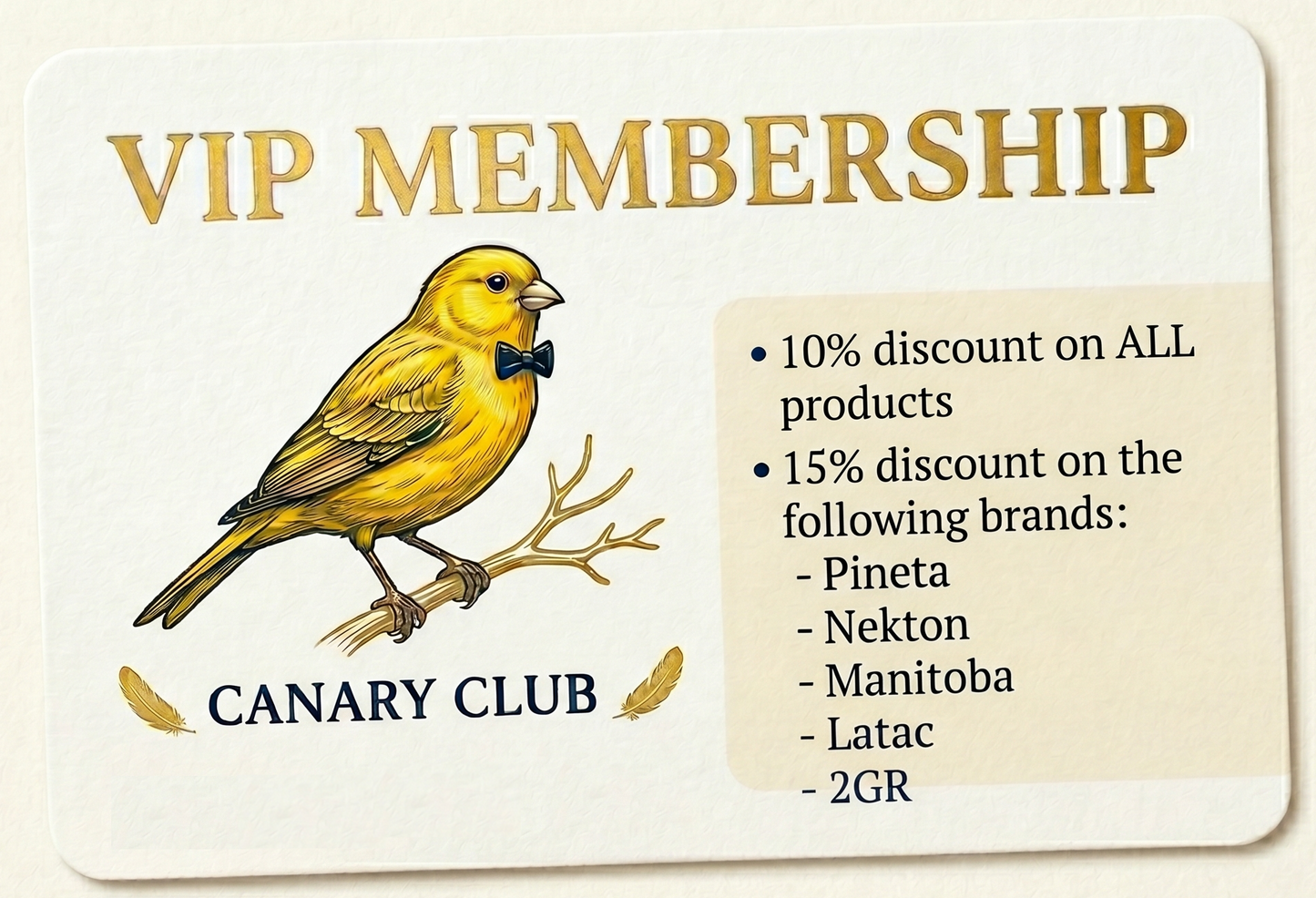 VIP Membership Annual 18% Discount