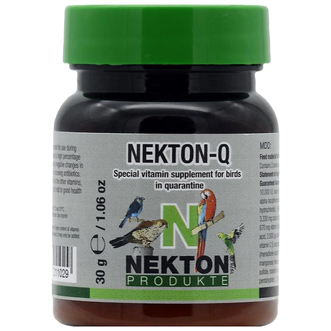 Nekton Q 30gr, (suplemento vitamínico para aves en cuarentena o enfermas)