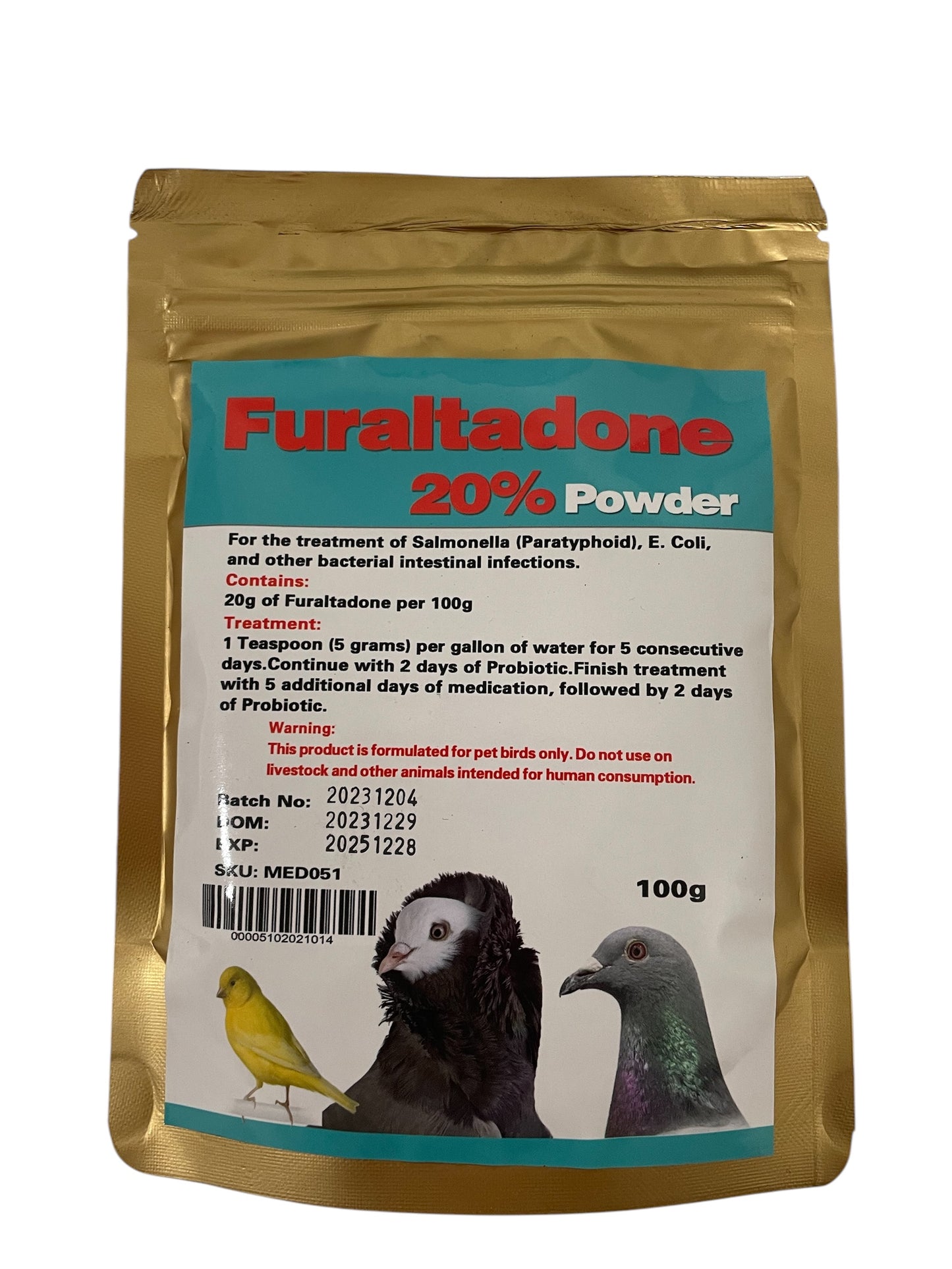 Furaltadone 20% 100 gr Powder