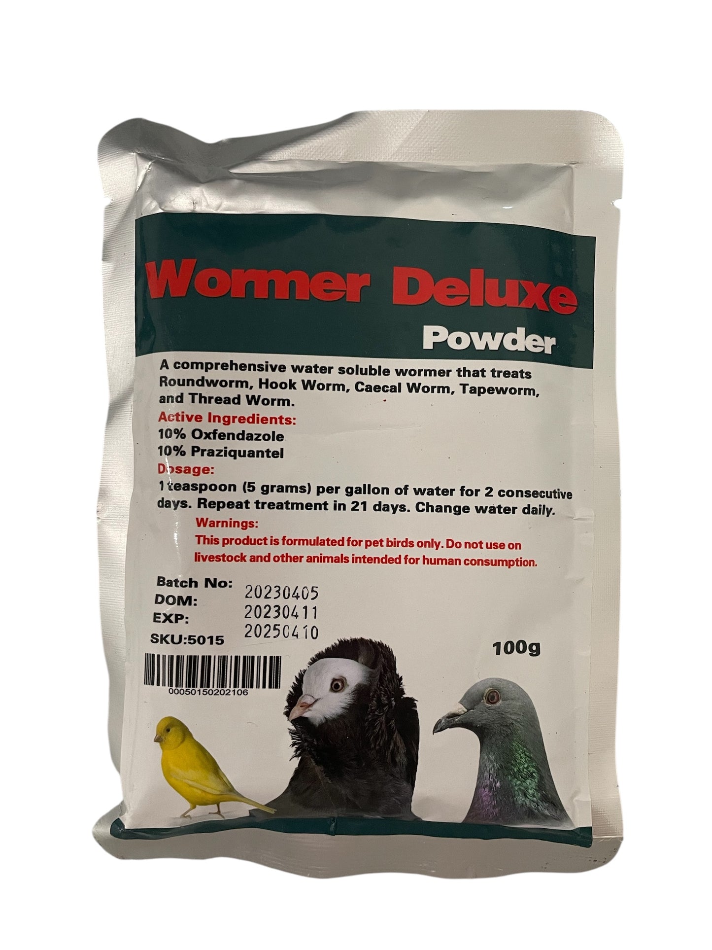 Powder Wormer Deluxe 100 gr