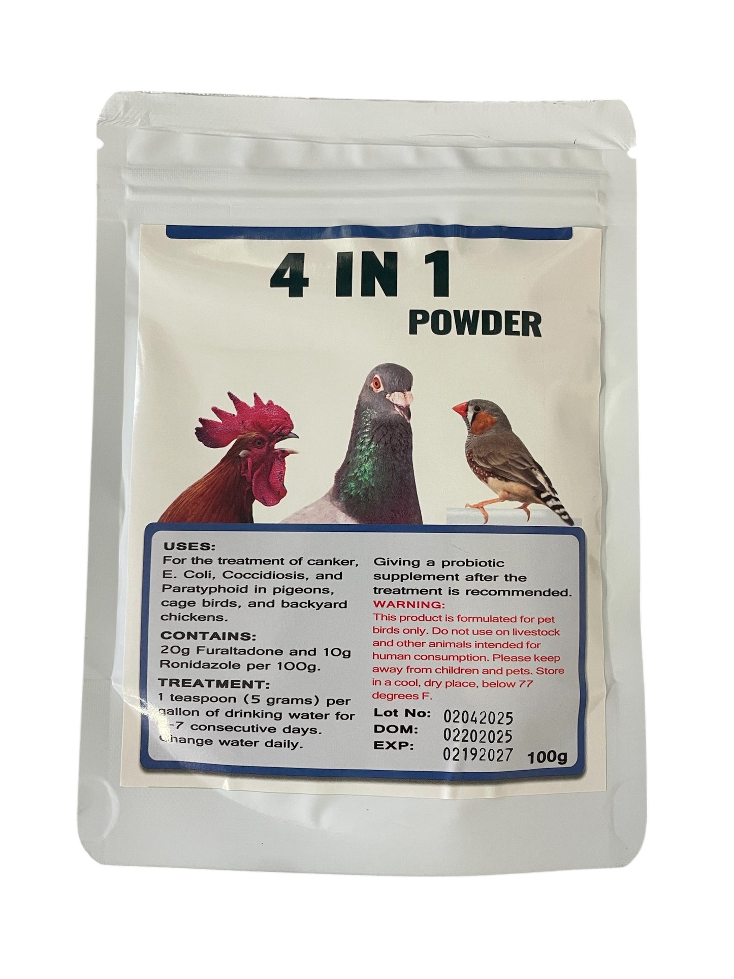 4 en 1 Powder 100g - Polvo 4 en 1