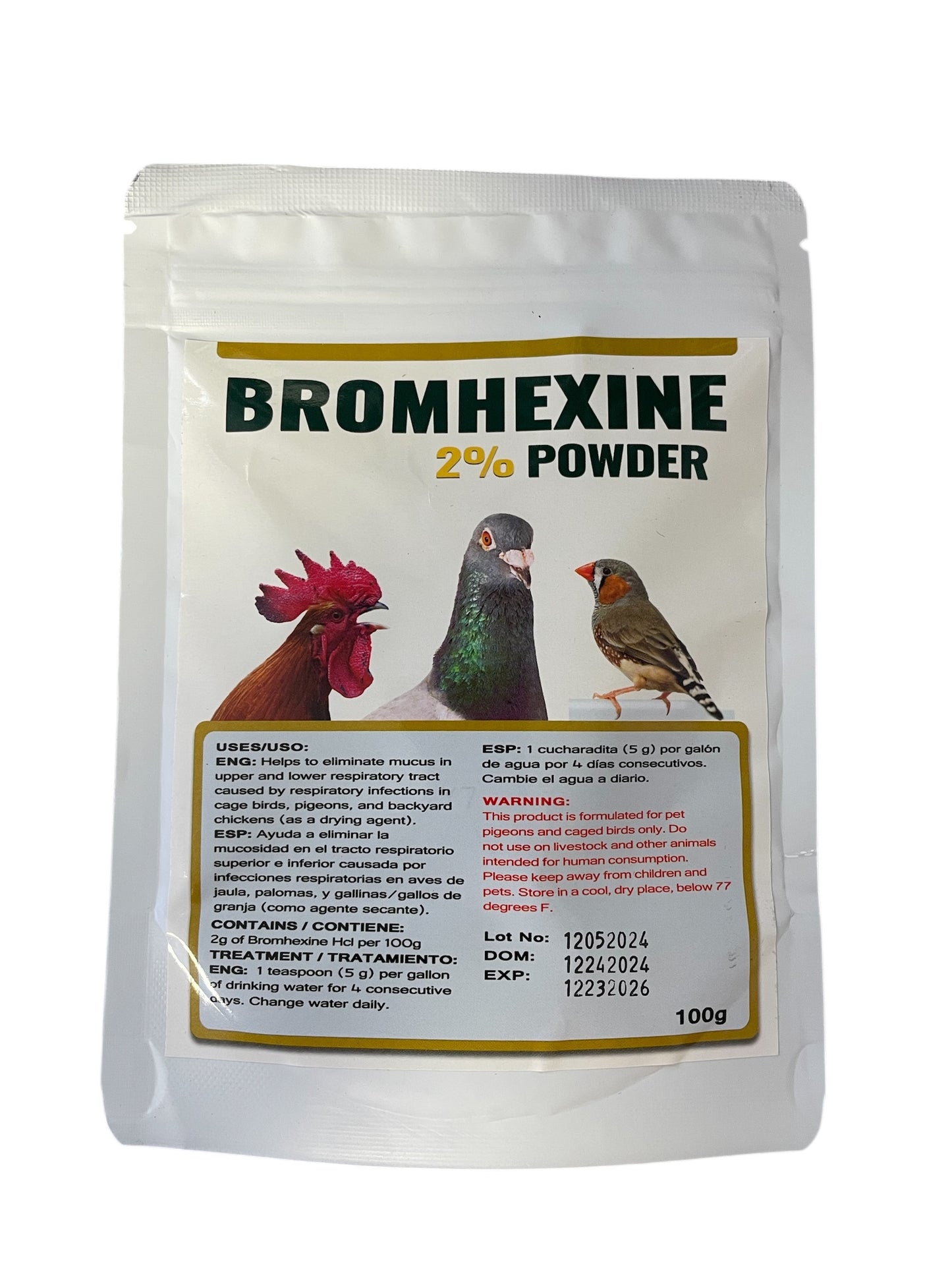 Bromhexine 2% Powder 100 gr