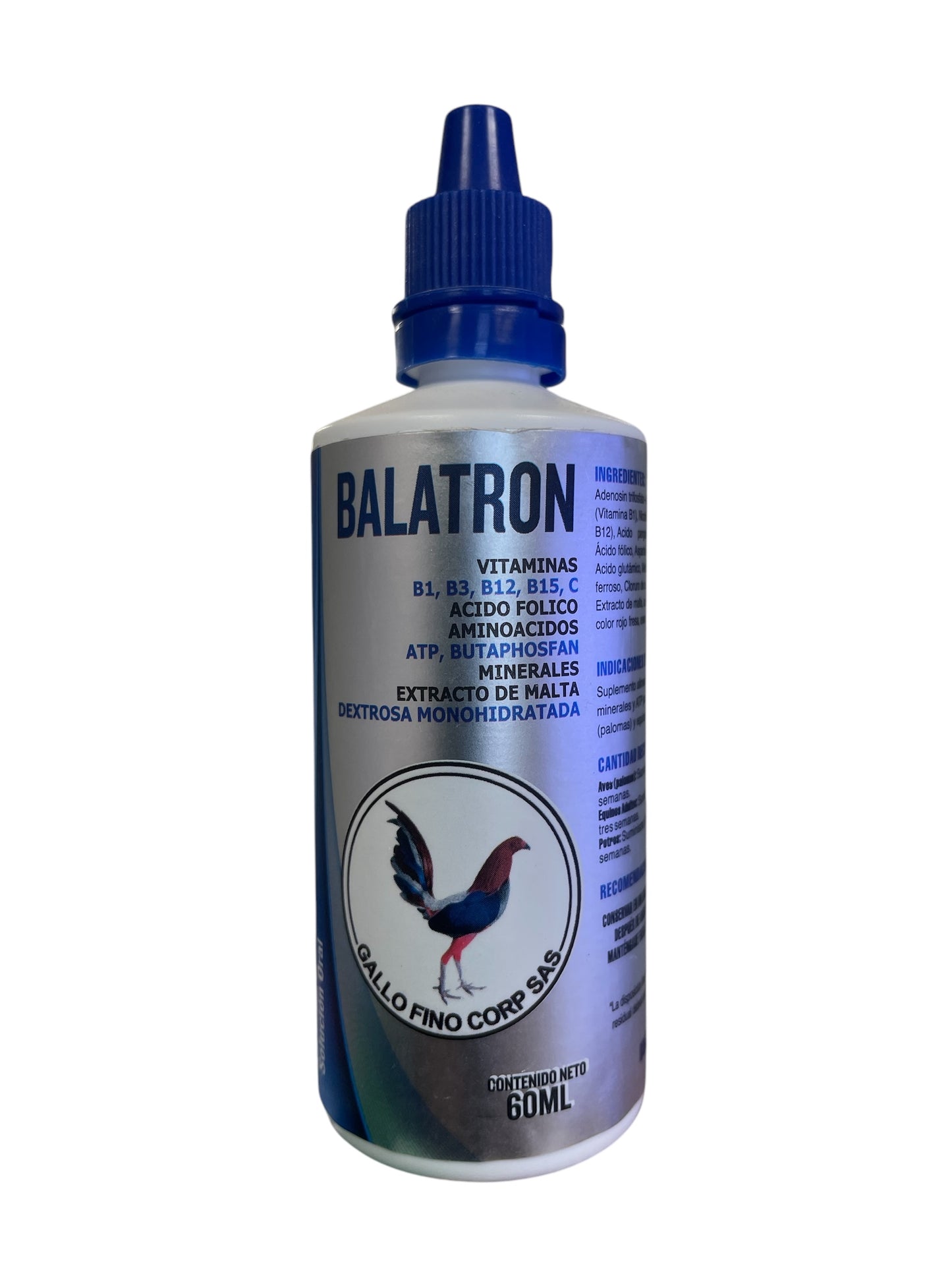 Balatron 60 ml para gallos