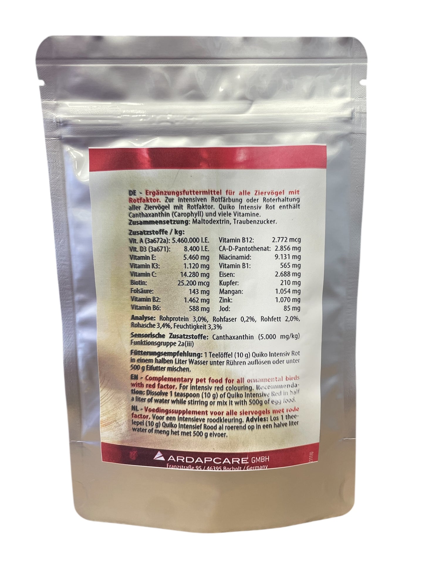 Quiko Intensive Red 100gr