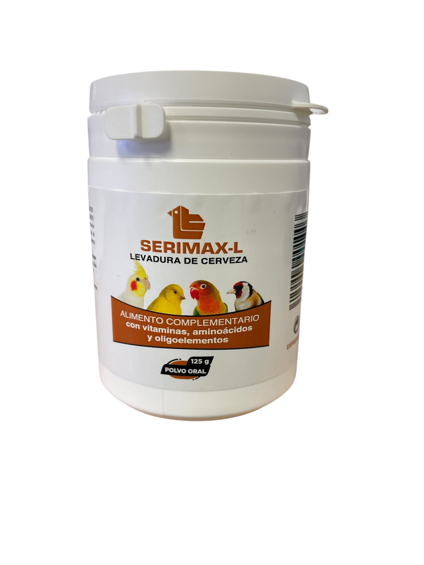 Latac Serimax-L 125gr (Levadura de cerveza + vitaminas + aminoácidos + oligoelementos). Para pájaros