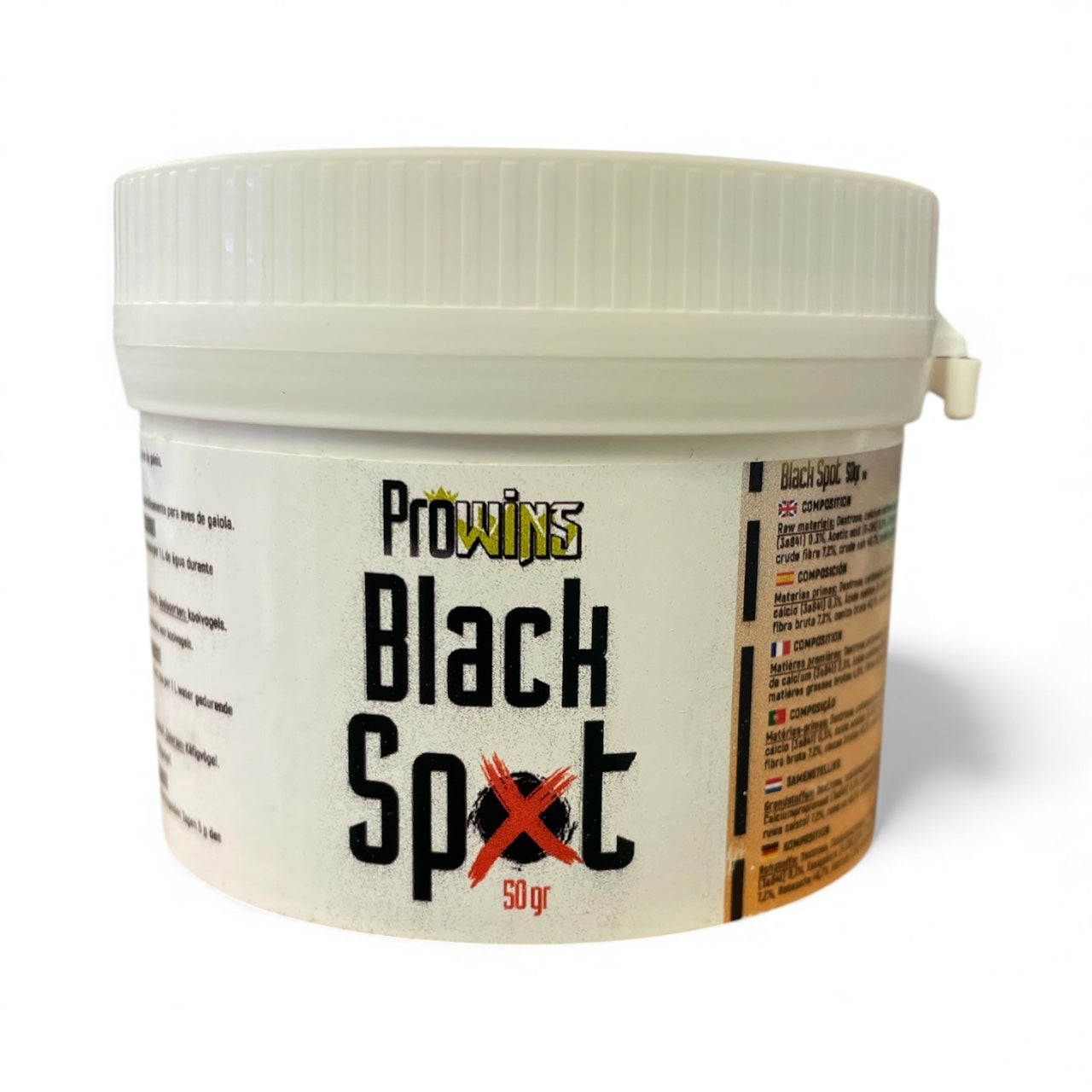 Prowins Black Spot Plus 50 gr, (Punto Negro). La solución 100% natural. Para pájaros
