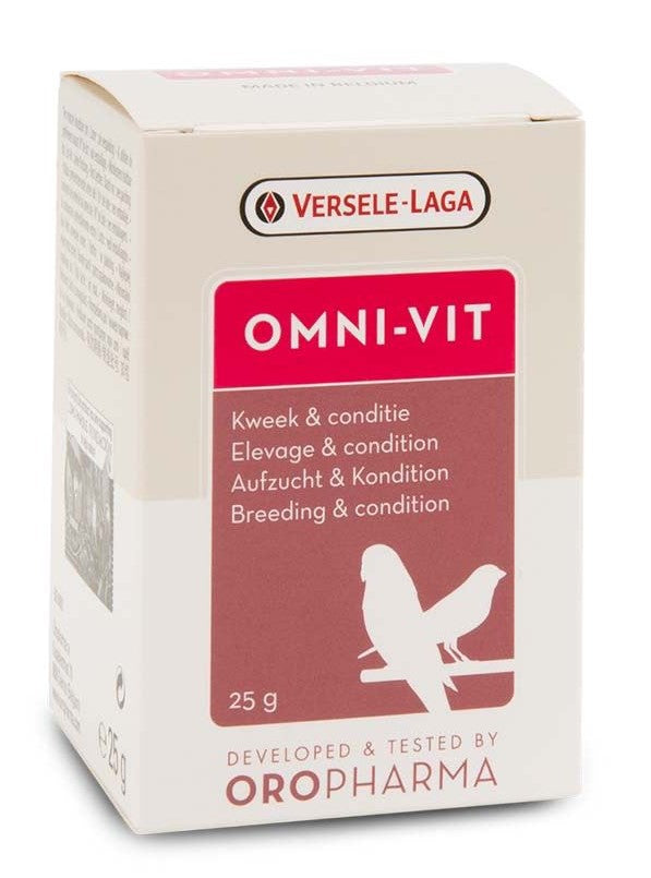 Versele-laga Omni-Vit 25 g (vitaminas y oligoelementos). Para Pájaros