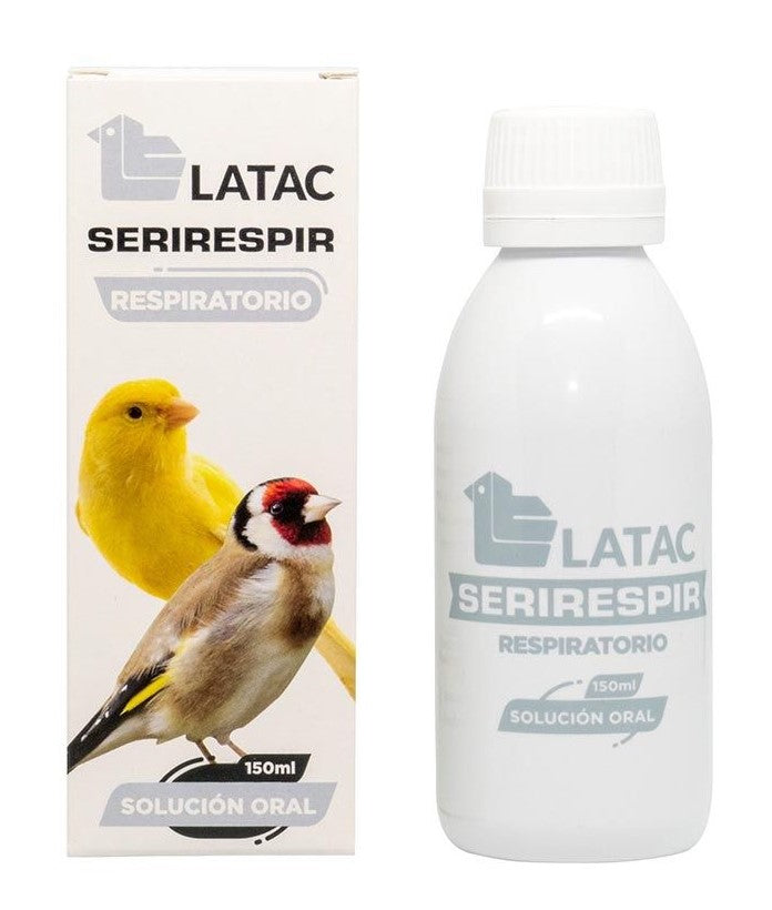 Latac Serirespir 150ml (Tratamiento preventivo de las infecciones respiratorias). Para pájaros