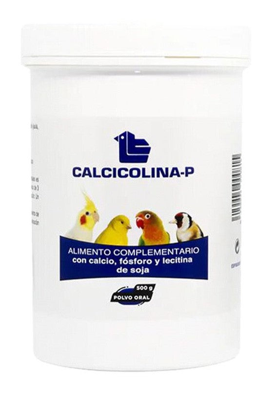 Latac Calcicolina-P 500gr (Aporte nutricional rico en calcio, fósforo y lecitina de soja). Para pájaros.