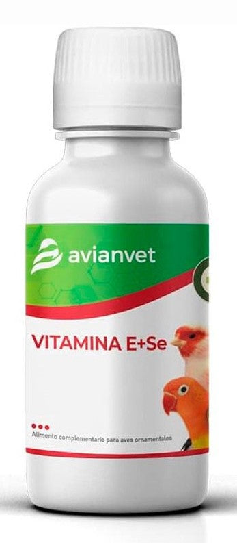 Avianvet Vitamina E + SE 100ml, (vitamina E con Selenio para la cría)