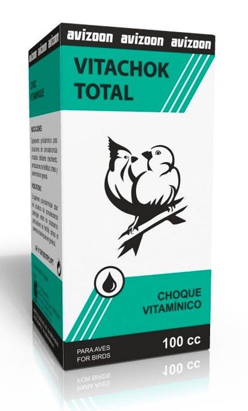 Avizoon Vitachok 100 ml, (polivitamínico enriquecido con calcio). Para palomas y pájaros