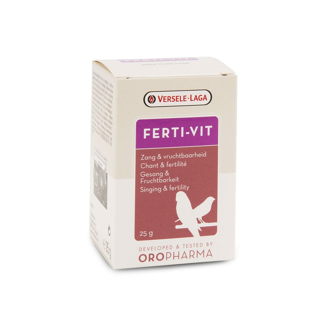 Versele-Laga Ferti-Vit, (mezcla equilibrada de vitaminas, aminoácidos y oligoelementos). Para pájaros