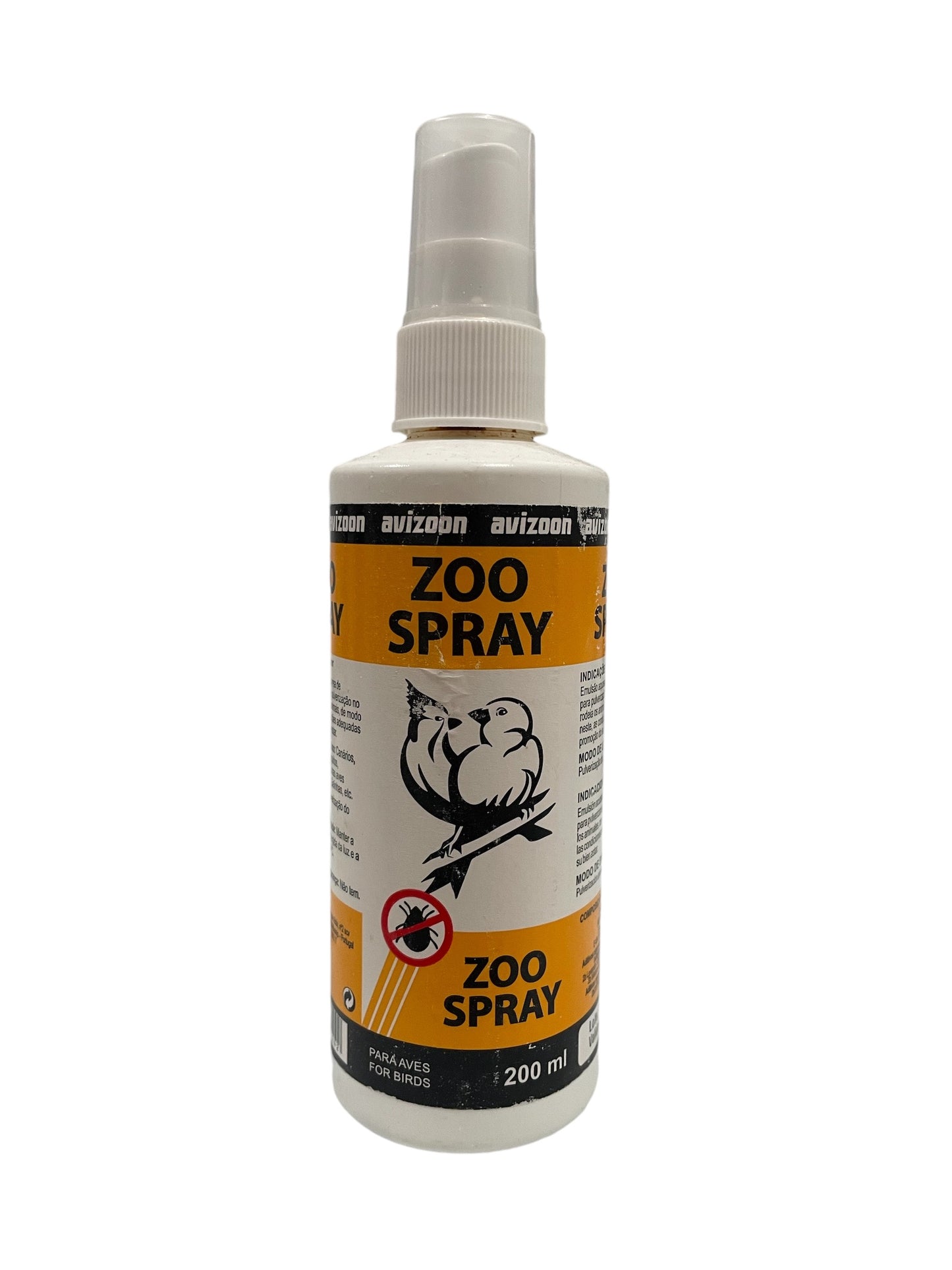 Avizoon Zoo Spray 200 ml (insecticida externo, no tóxico, para palomas y pájaros)