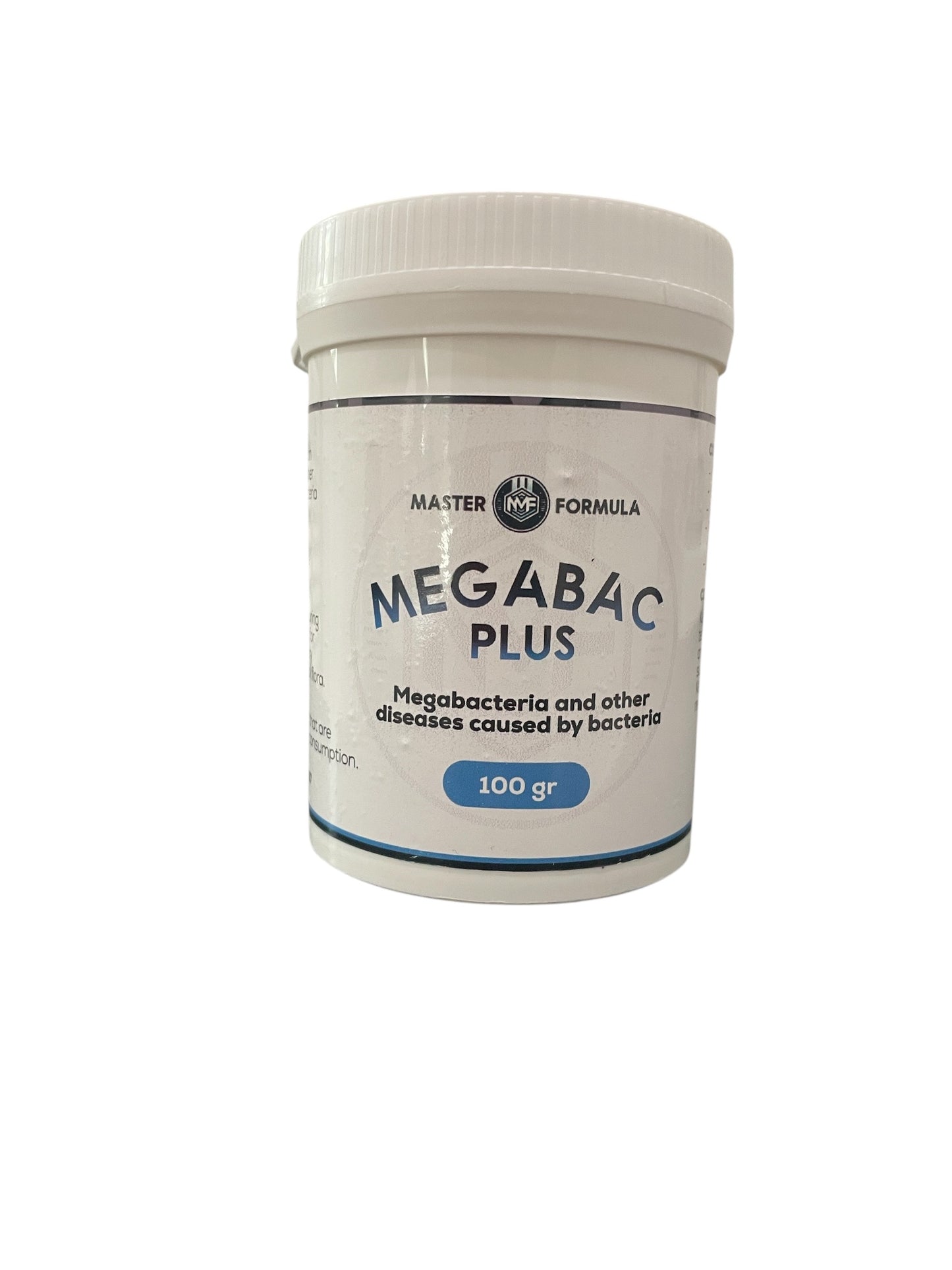 Megabac Plus 100gr Master Formula, (Megabacterias y otras infecciones bacterianas)