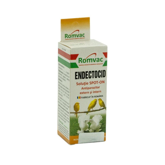 Endectocid ONE DROP 10 ml, (la solución antiparasitária y respiratoria). Para palomas