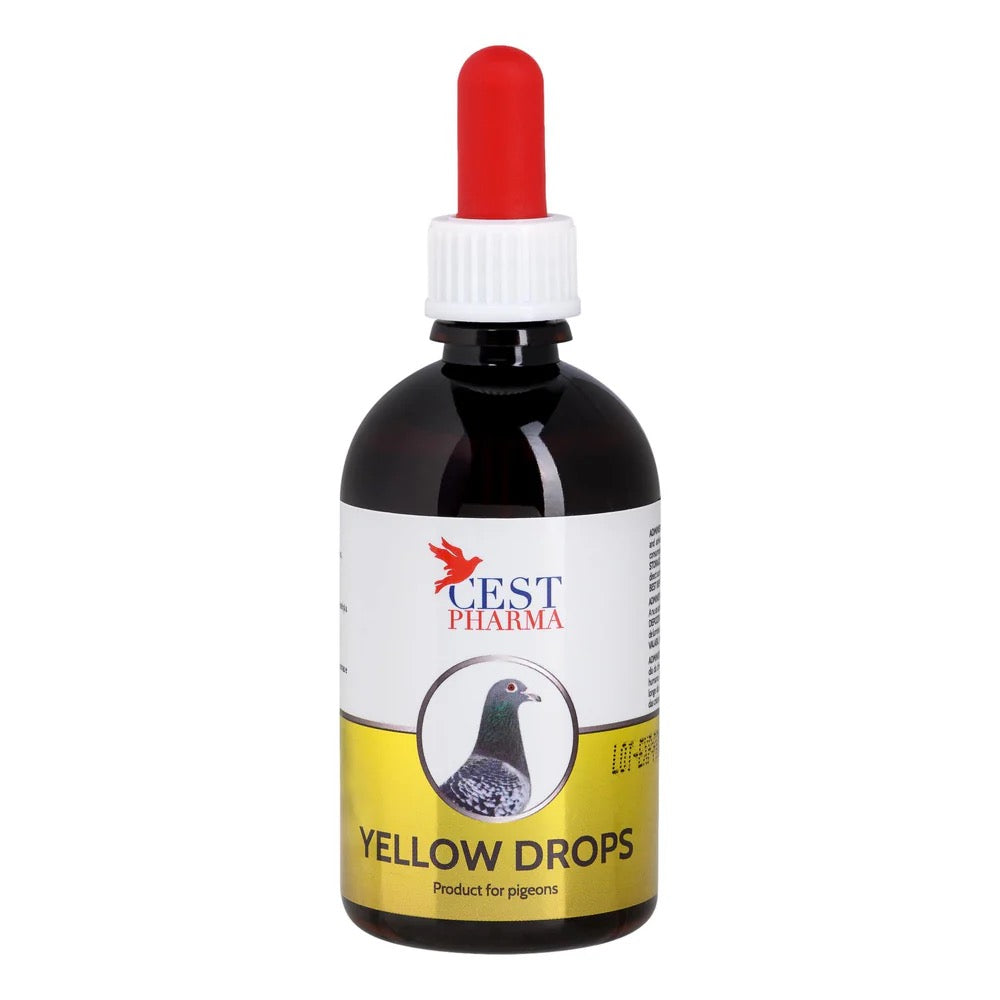 Cest Yellow Drops for Pigeons - Eliminates Fungi, Canker, & Bacteria 100 ml