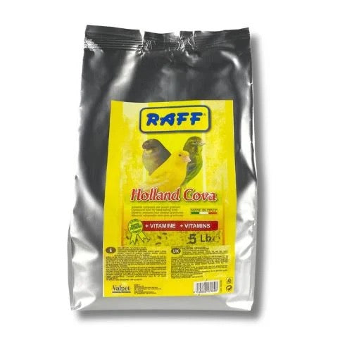 Raff Holland Cova + Vitamins Soft Feed For Birds Yellow Factor, Semi-Morbid 5 Lbs