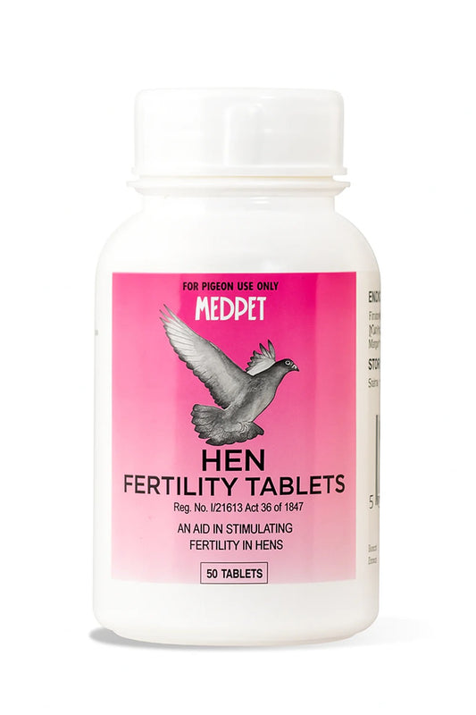 Hen Fertility Tablets (Medpet) for Pigeons Enhance Pigeon Breeding Season