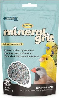 Higgins Mineral Grit Small Bird Supplement, 6-oz bag