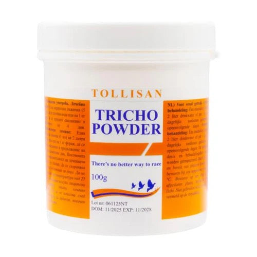 Tollisan Tricho Powder for Canker & Giardia in Pigeons
