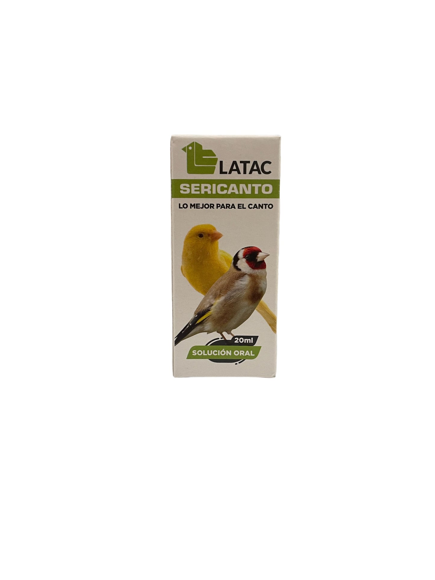 Latac Sericanto (Vitaminas y aminoácidos que mejoran la calidad del canto) Para Pájaros