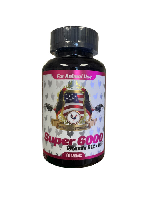 Super 6000 Vitamin B12+B15
