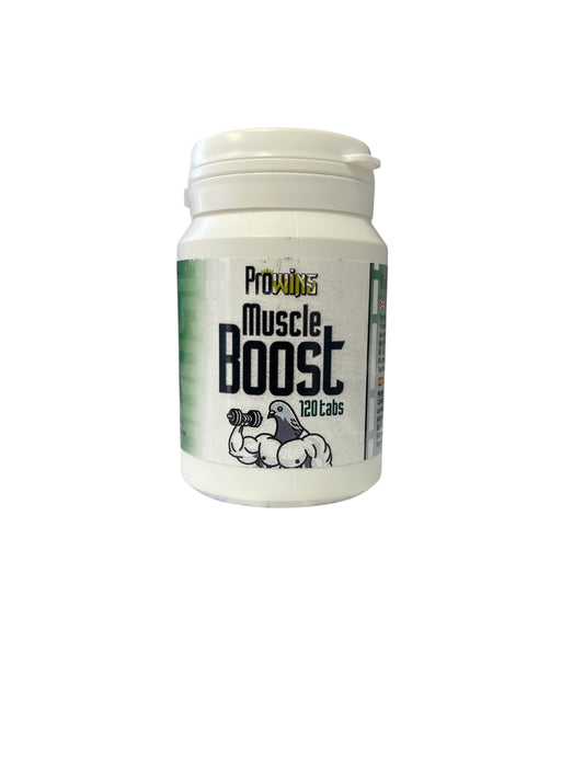 Prowins Muscle Boost 120 tabs, (fortificante muscular de alto rendimiento) Para palomas de competición.
