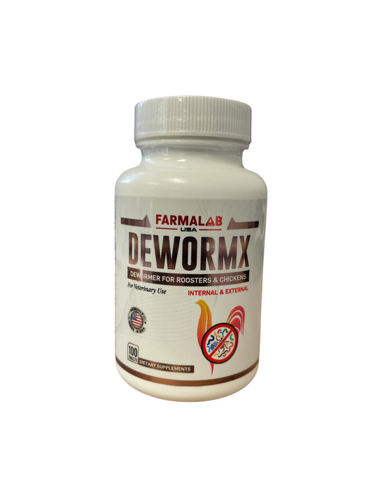 DEWORMX for Roosters Hens Chickens 100 tab