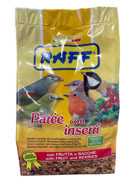 Raff Patee with Insects, Fruits & Berries 400 gr