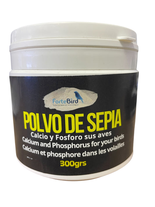ForteBird Hueso de Jibia en polvo (Cuttlebone Powder) 300 g