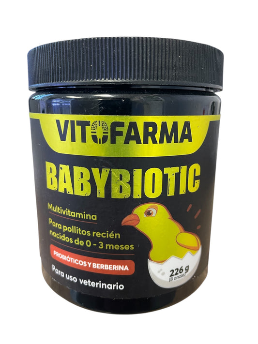 Multivitamínico y probióticos para pollitos – Babybiotic 300 g
