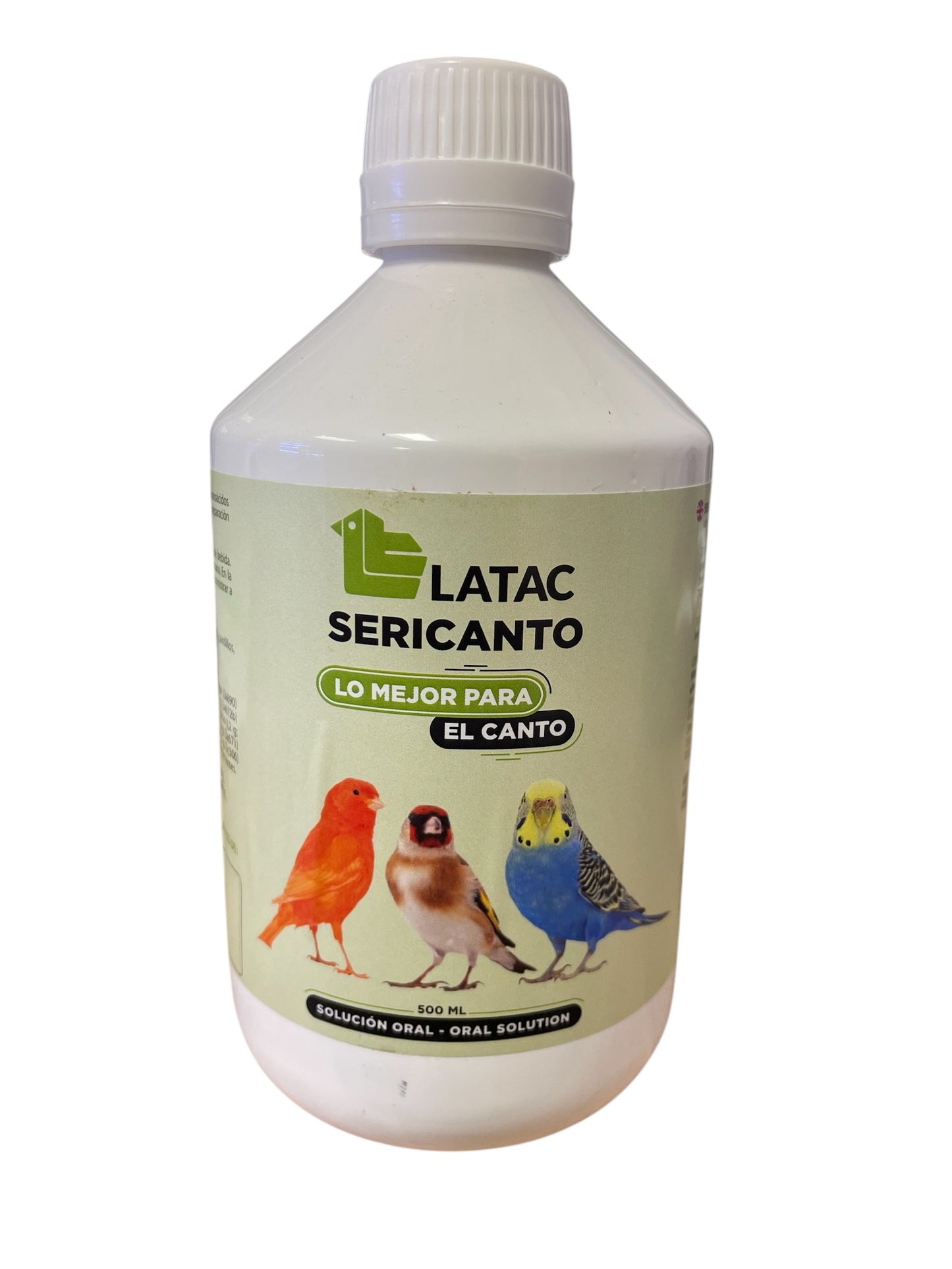 Latac Sericanto (Vitaminas y aminoácidos que mejoran la calidad del canto) Para Pájaros