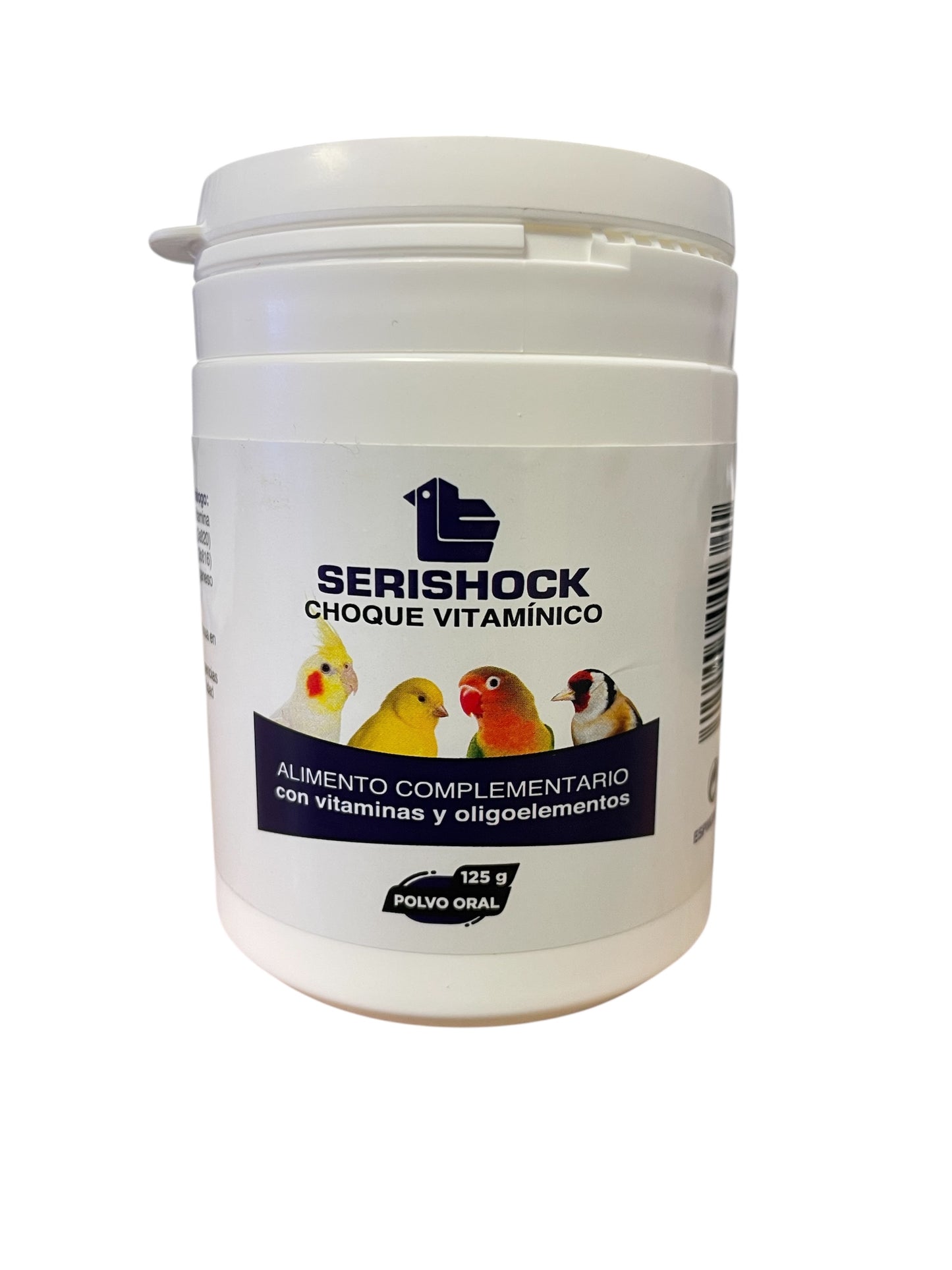 Latac Serishock 125gr (Choque vitamínico para las mayores exigencias nutricionales). Para pájaros