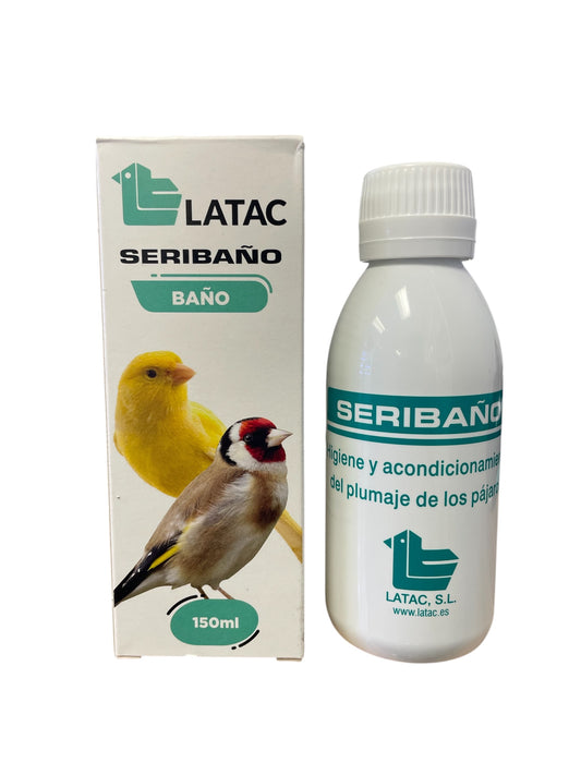 Latac Seribaño 150 ml, (limpia y desinfecta el plumaje)