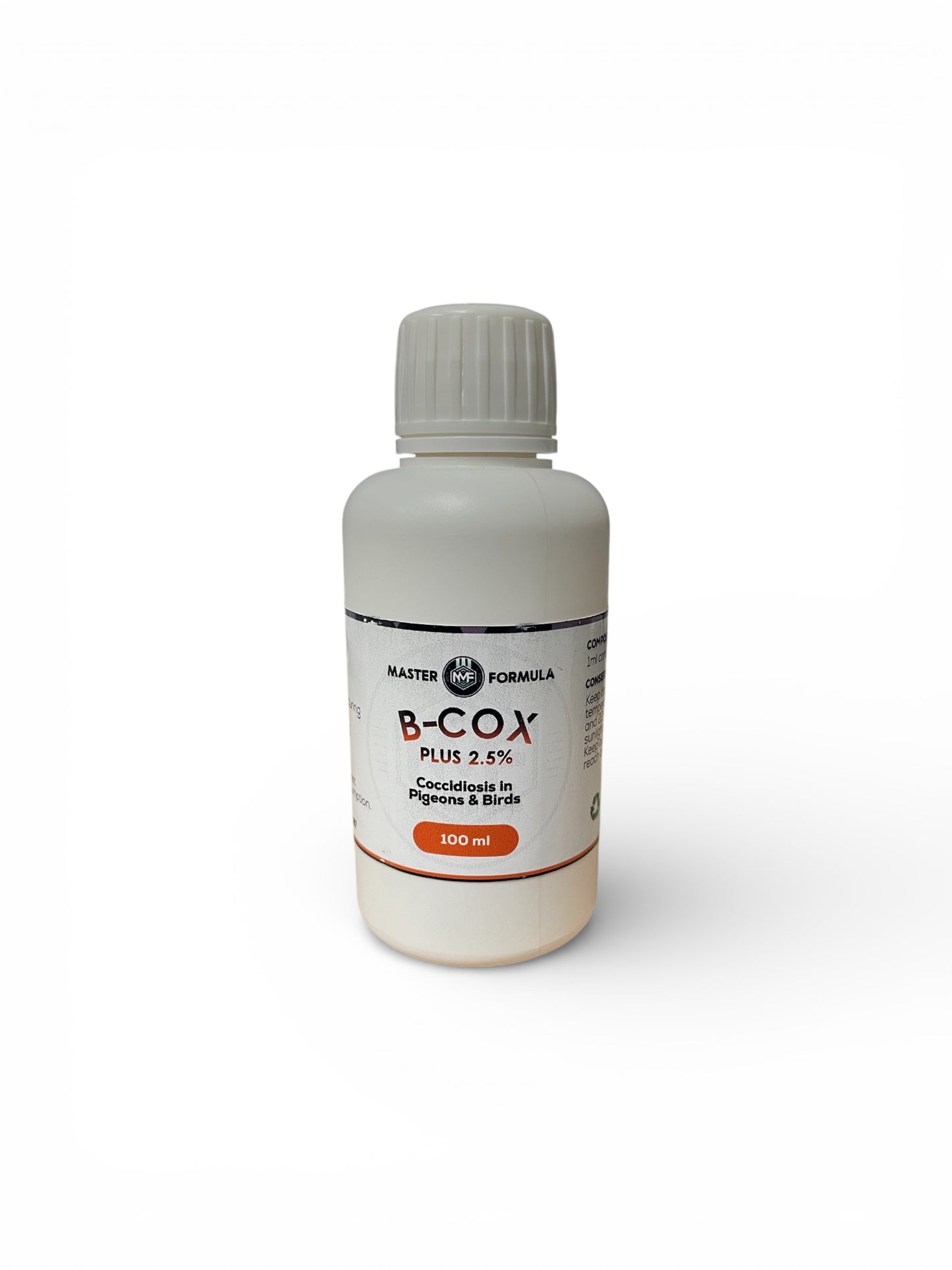 B-Cox 2,5% 100ml, (tratamiento de la coccidiosis). Para palomas, pájaros y otras aves
