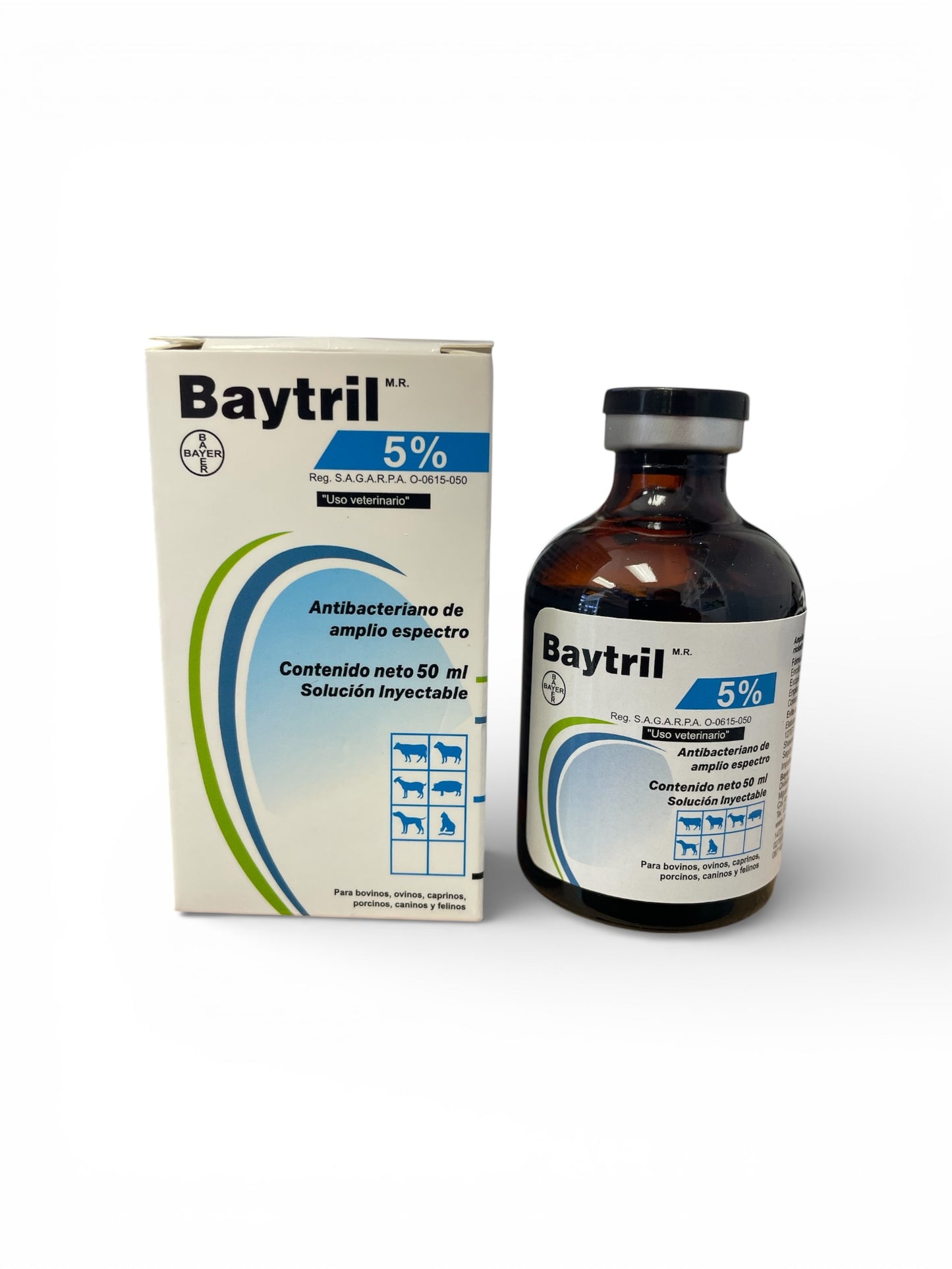 Baytril 5% 50 ml (Antibacteriano de amplio espectro)
