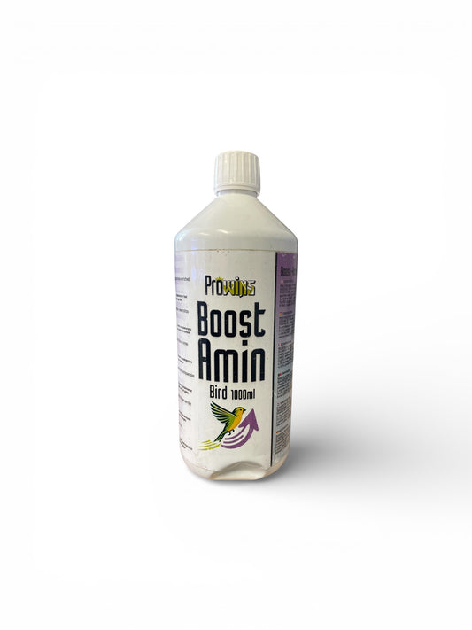 Prowins Boost-Amin Bird, (combinación única de aminoácidos, B-vitaminas y electrolitos enriquecido con anis). Para Pájaros