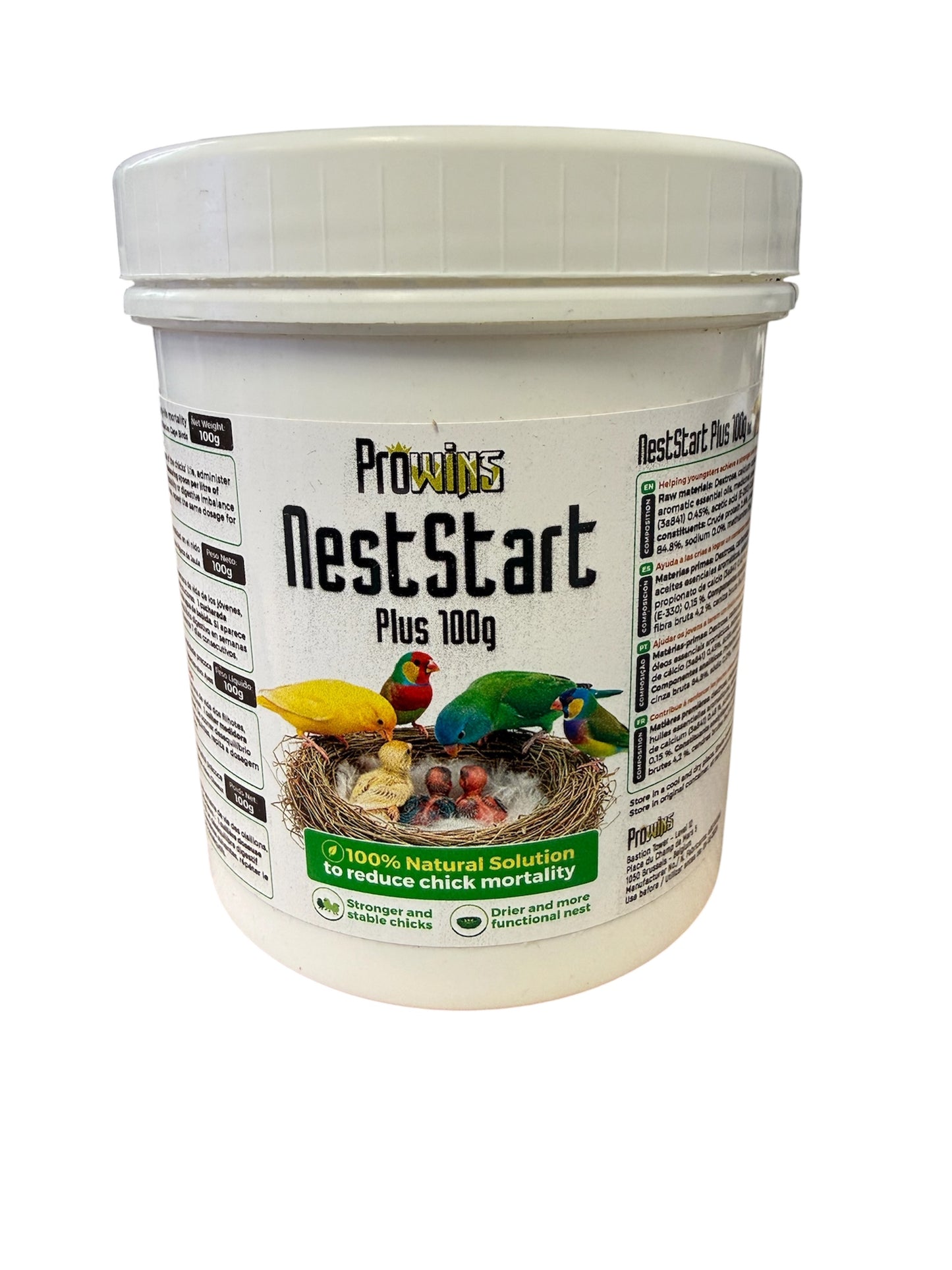 Prowins NestStart Plus 100 g | Apoyo esencial en las primeras semanas de vida